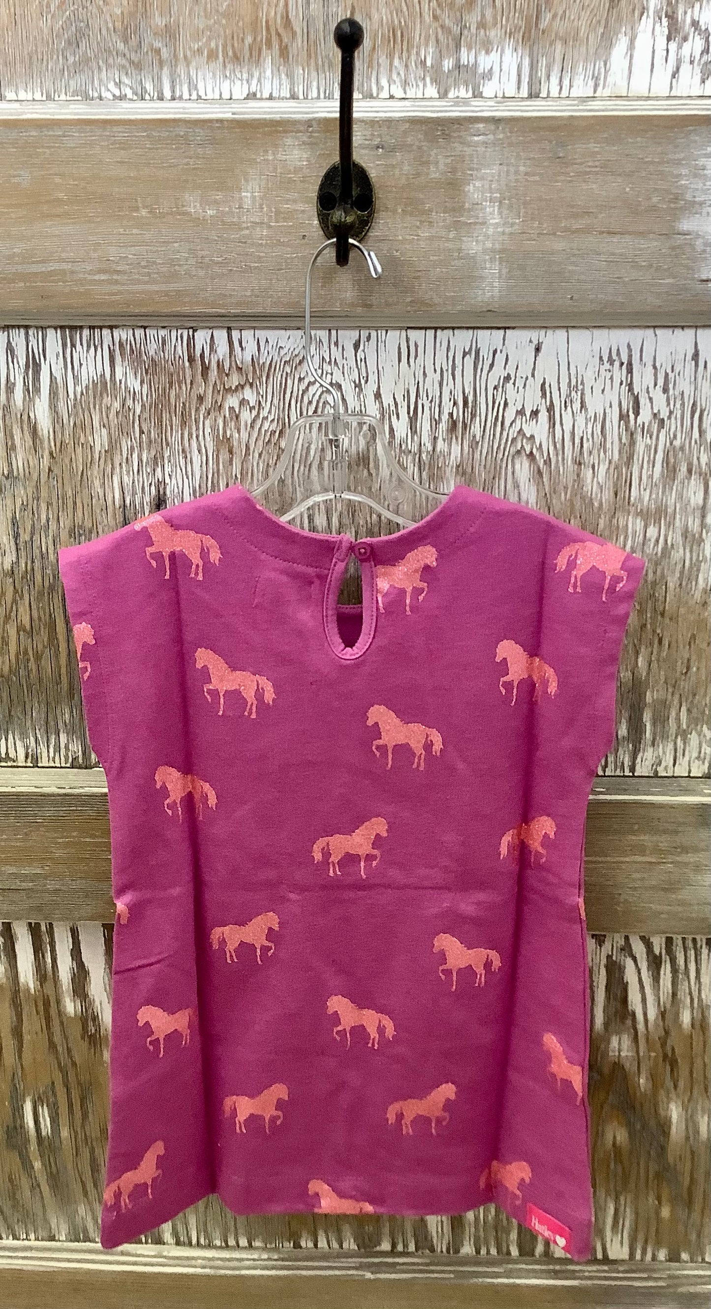 Shimmer Horses Terry Slouchy Dress