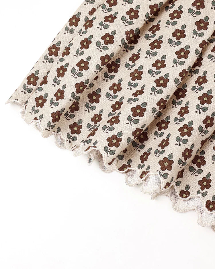 Vintage Bloom Sweatshirt Dress