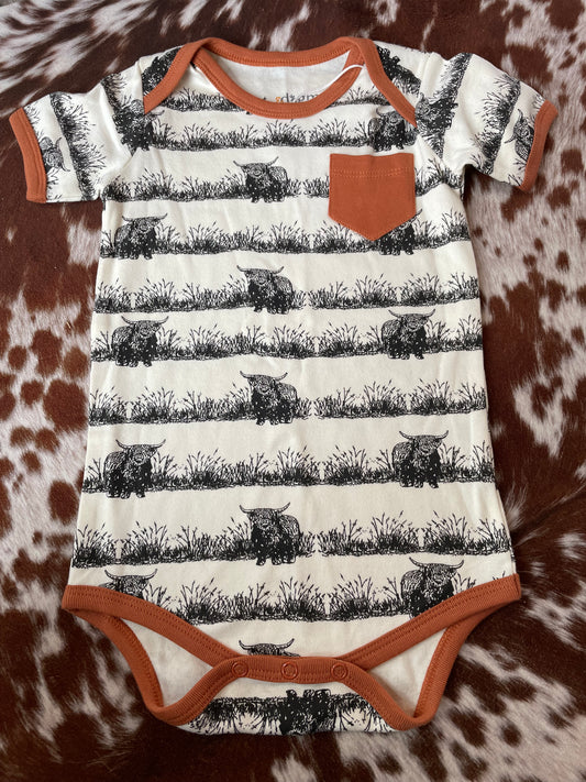 Highland Short Sleeve Onesie