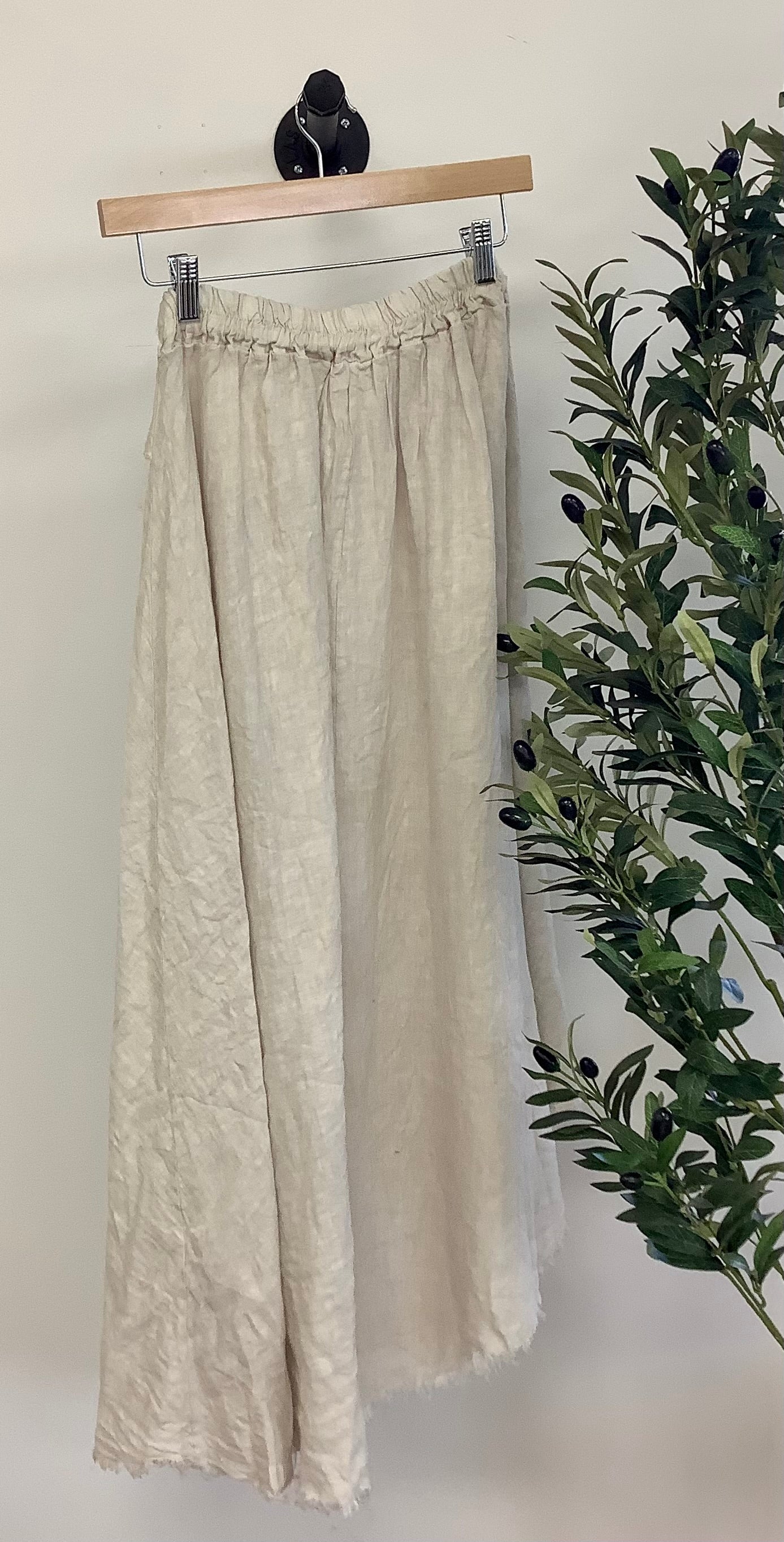 Linen tie Sash Skirt