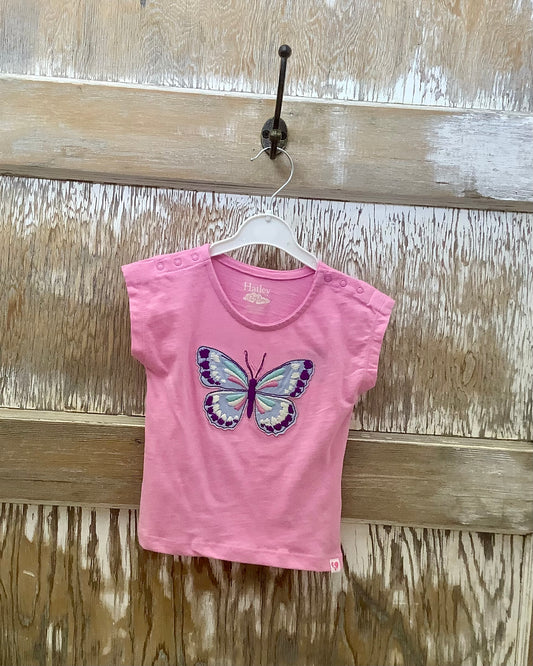 Painted Butterfly Snap Up Tee