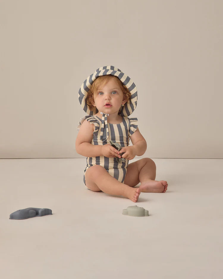 Retro Striped Bucket Hat