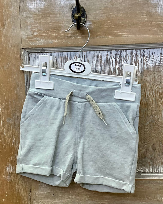 Light Blue Heather Jogger Shorts