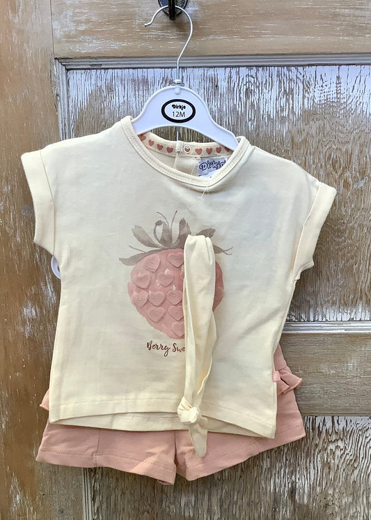 Vintage Strawberry Short Set