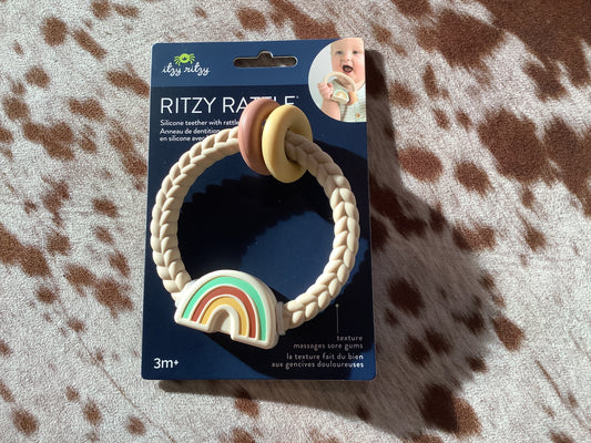 Ritzy teether rattle