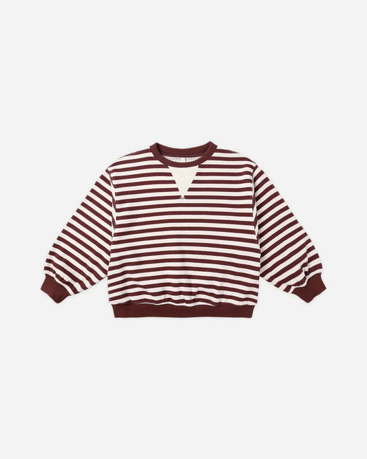 Retro Stripe Crewneck