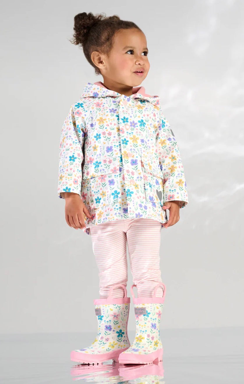 Little Garden Chicks Snap Raincoat