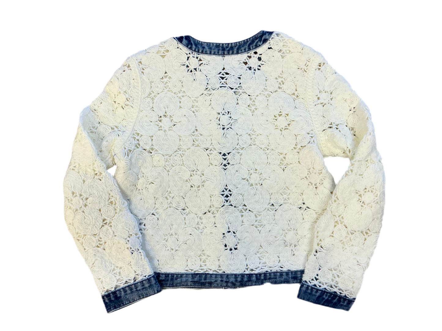 Denim Crochet Jacket