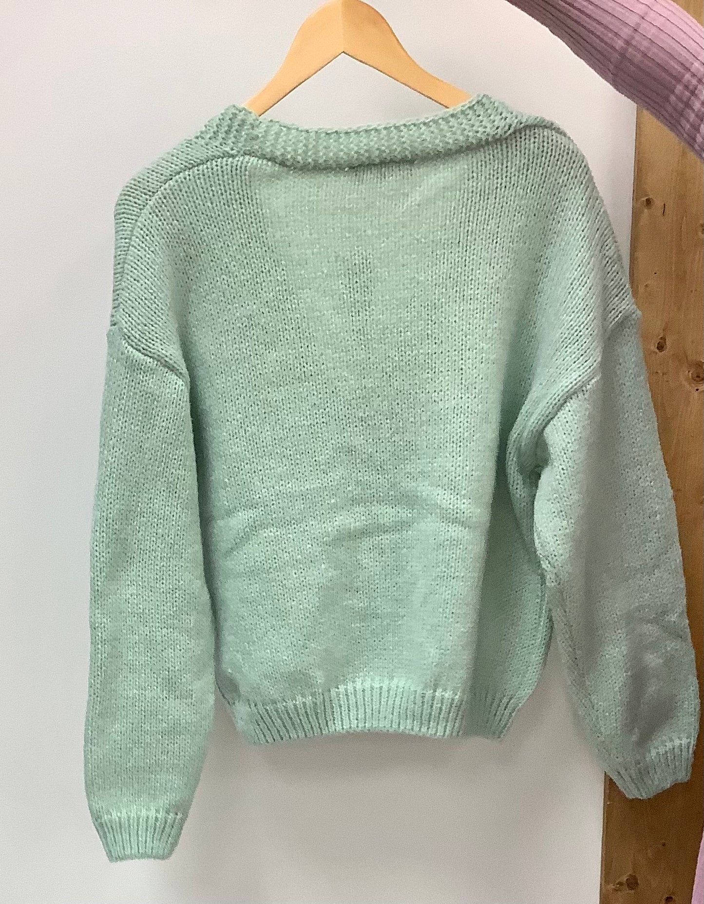 Embroidered Daisy Cardigan