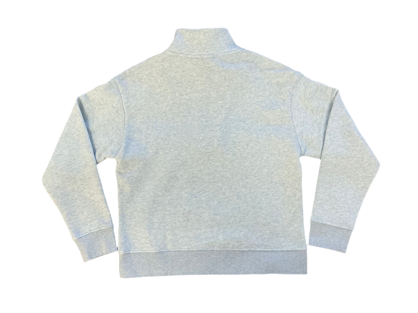 Blue Collared Funnel Neck Sweater