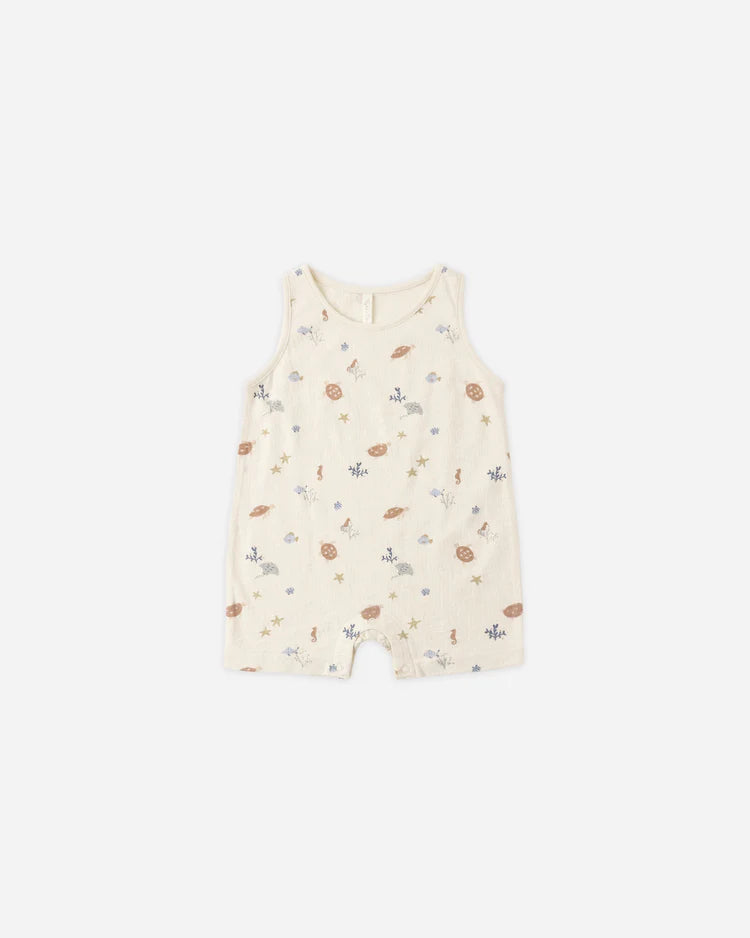 Aquatic Sleeveless One-Piece