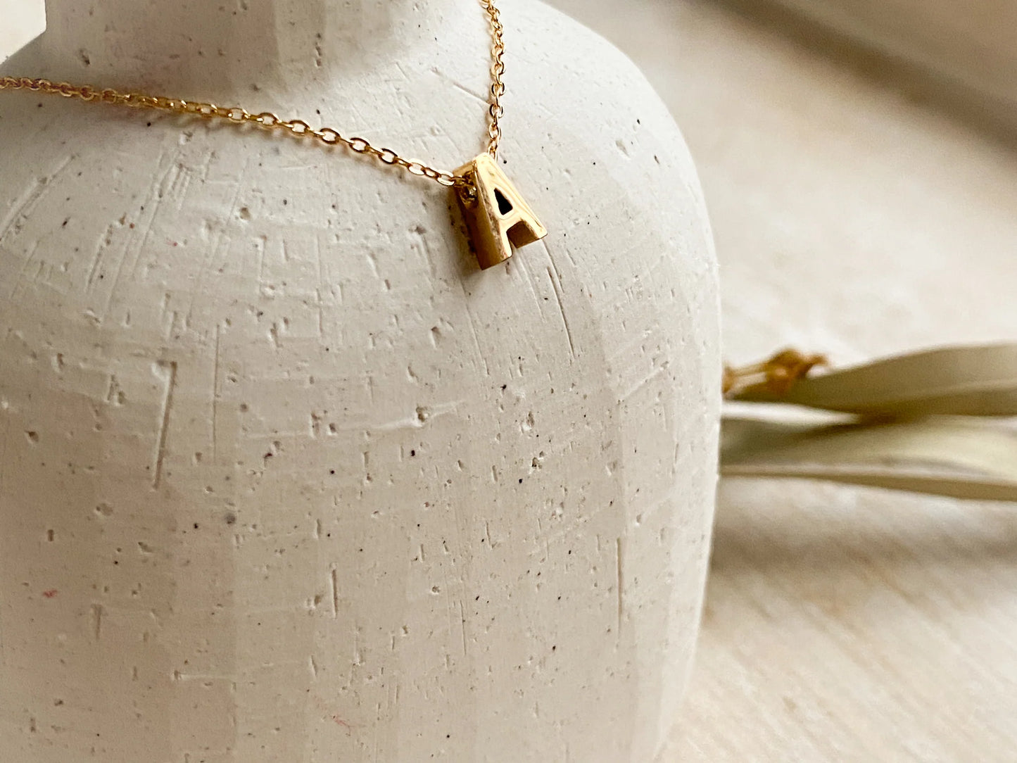 Simple Letter Necklace