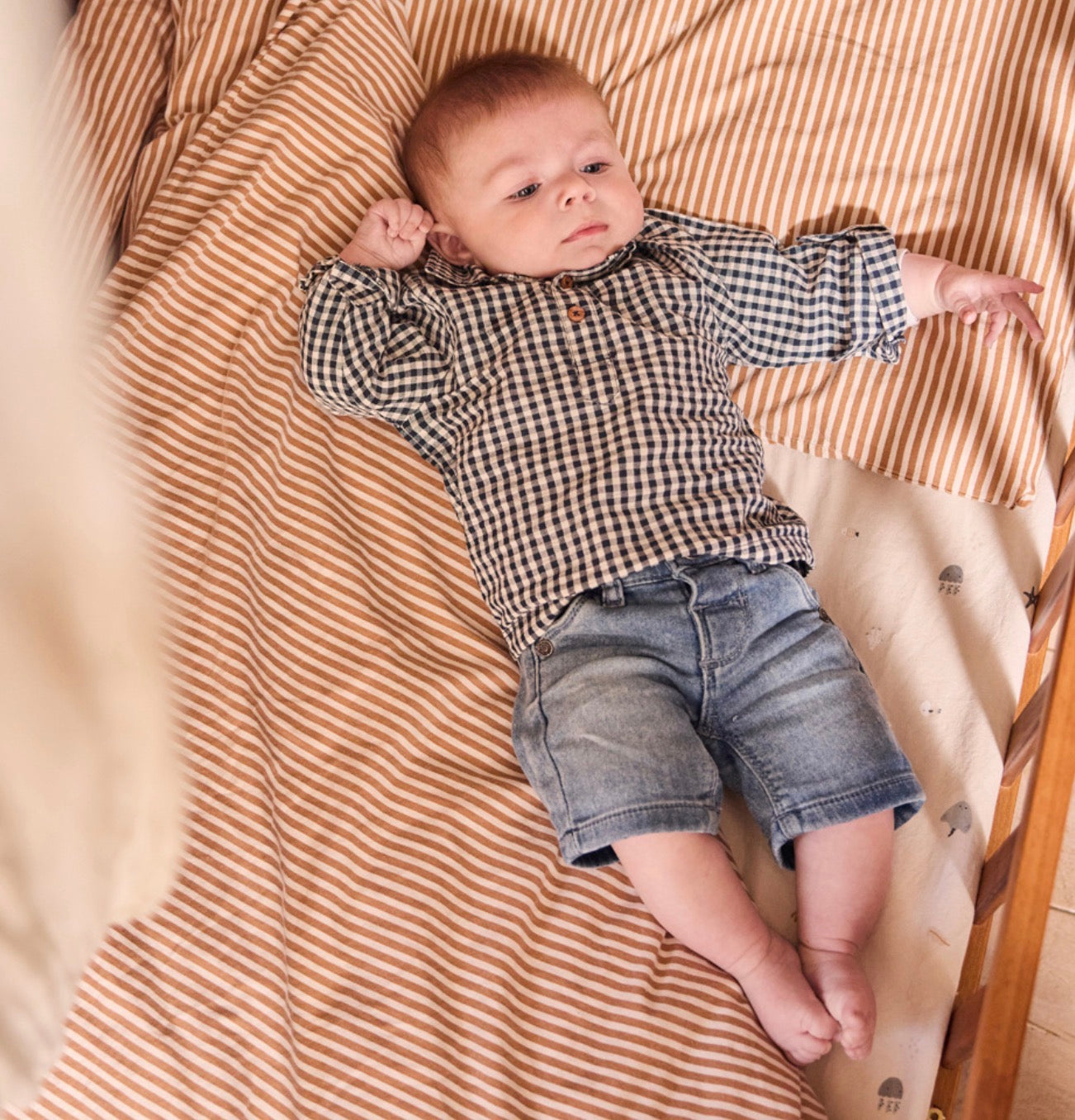 Boys Dirkje Light Wash Shorts