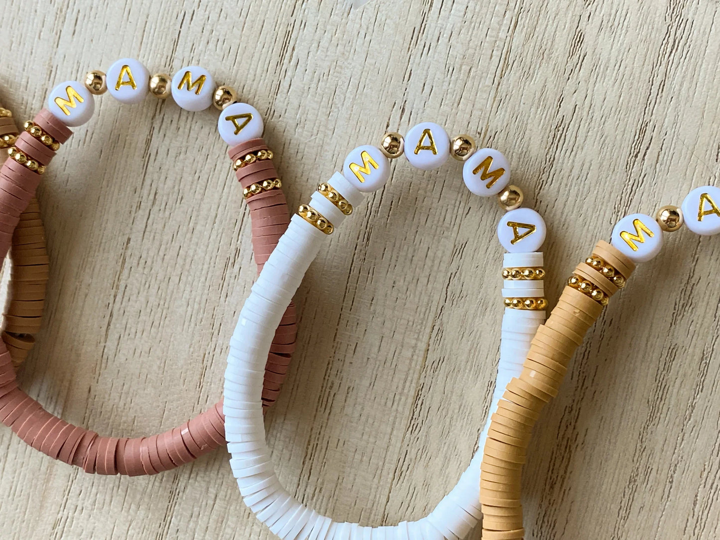 White “Mama” Love Bracelet