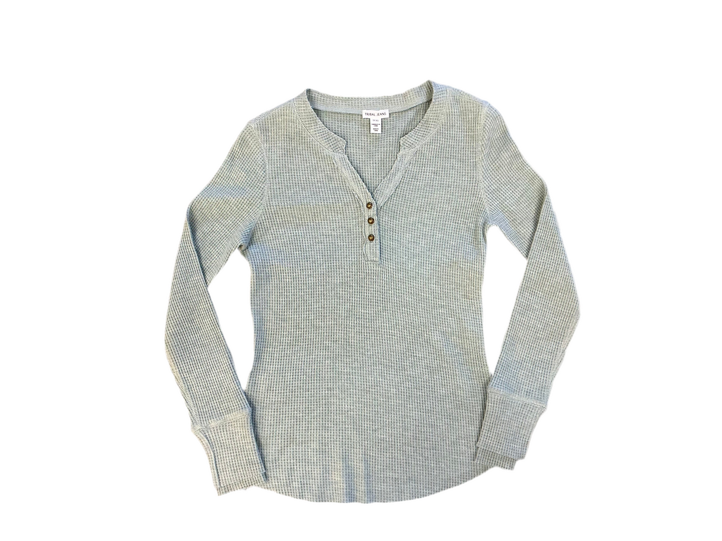 Sea Foam Waffle Knit Top