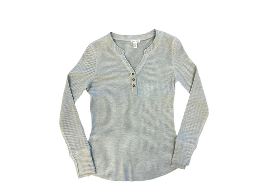 Sea Foam Waffle Knit Top