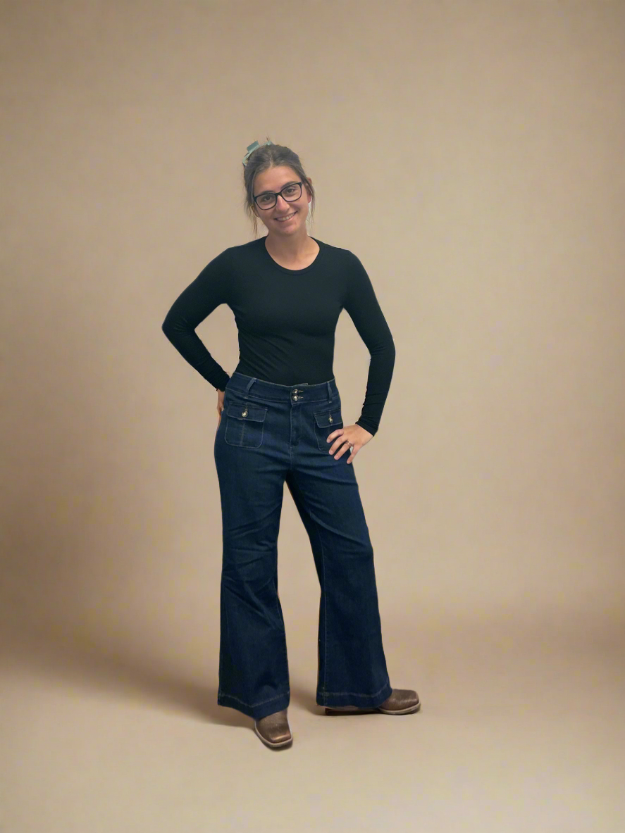 Brooke High-rise Flare Jeans