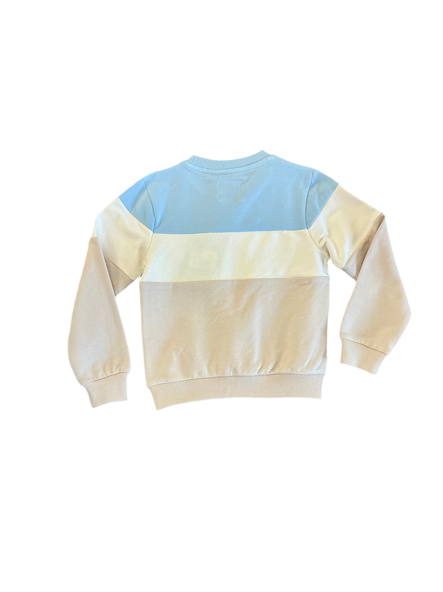 Neutral Multi-Colored Sweatshirt