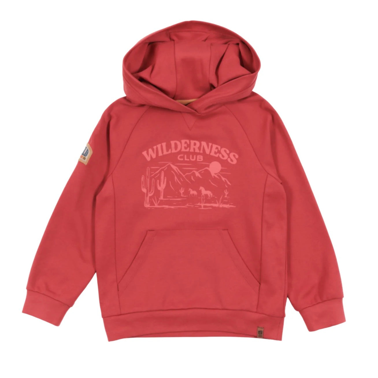 Boys Red Wilderness Hoodie