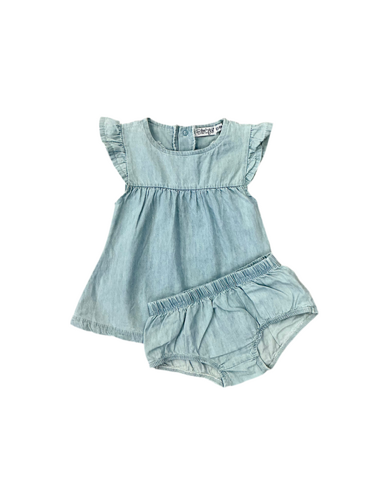 Denim 2 Piece Baby Set