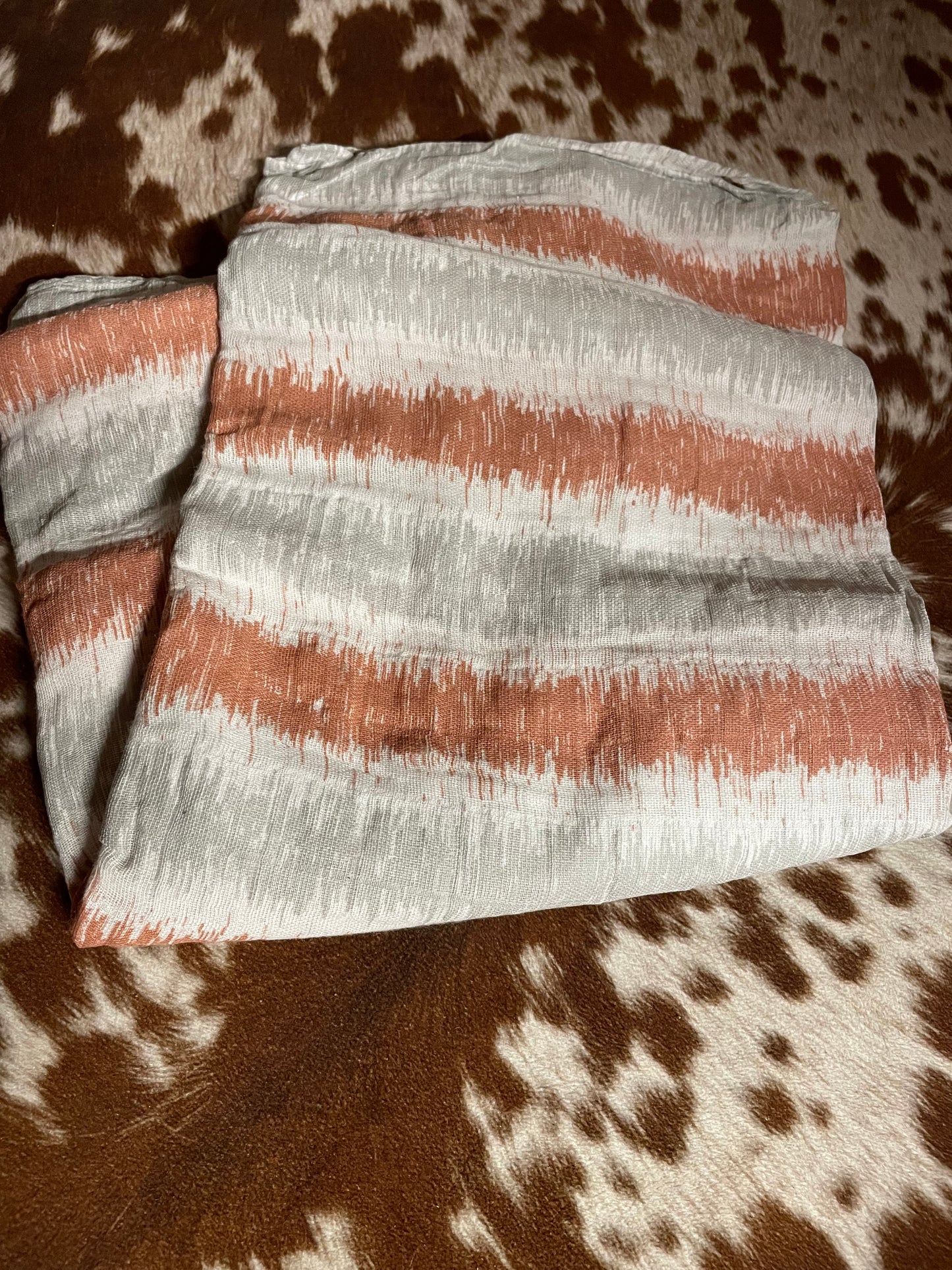 Western Stripe Swaddle Blanket