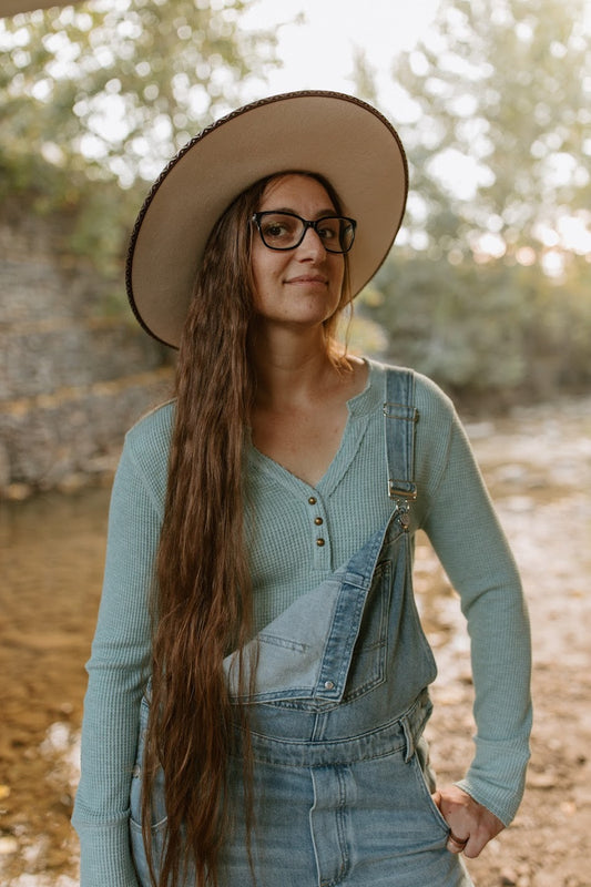 Sea Foam Waffle Knit Top