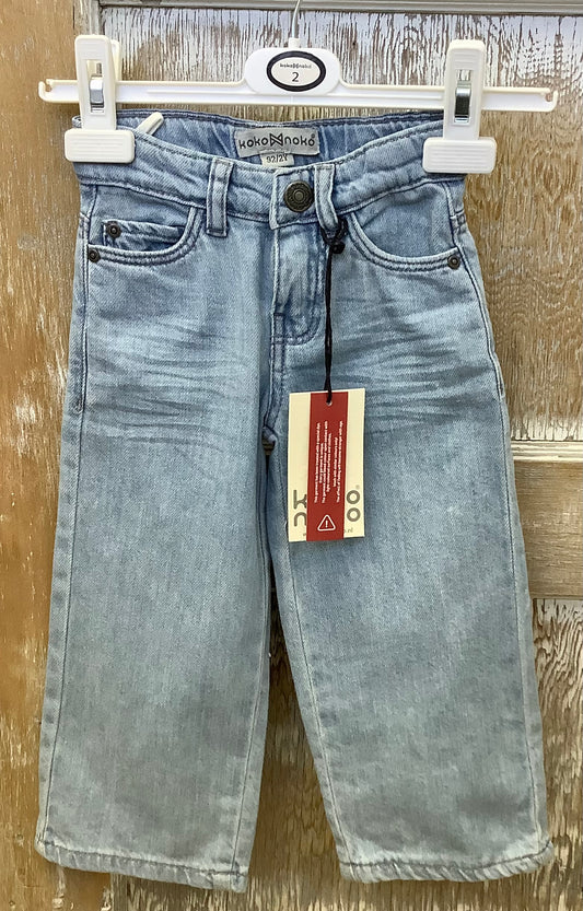 Wide Leg Denim Pants