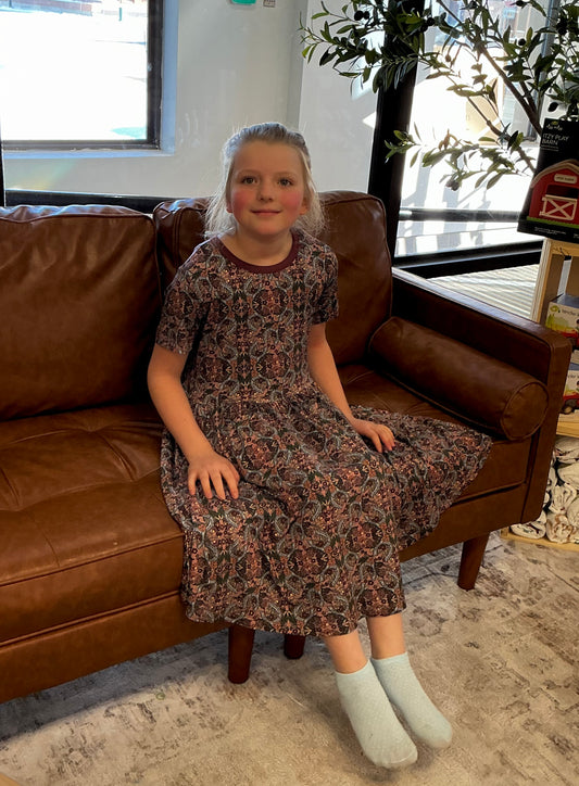 Horseshoe Bamboo Short Sleeve Dress