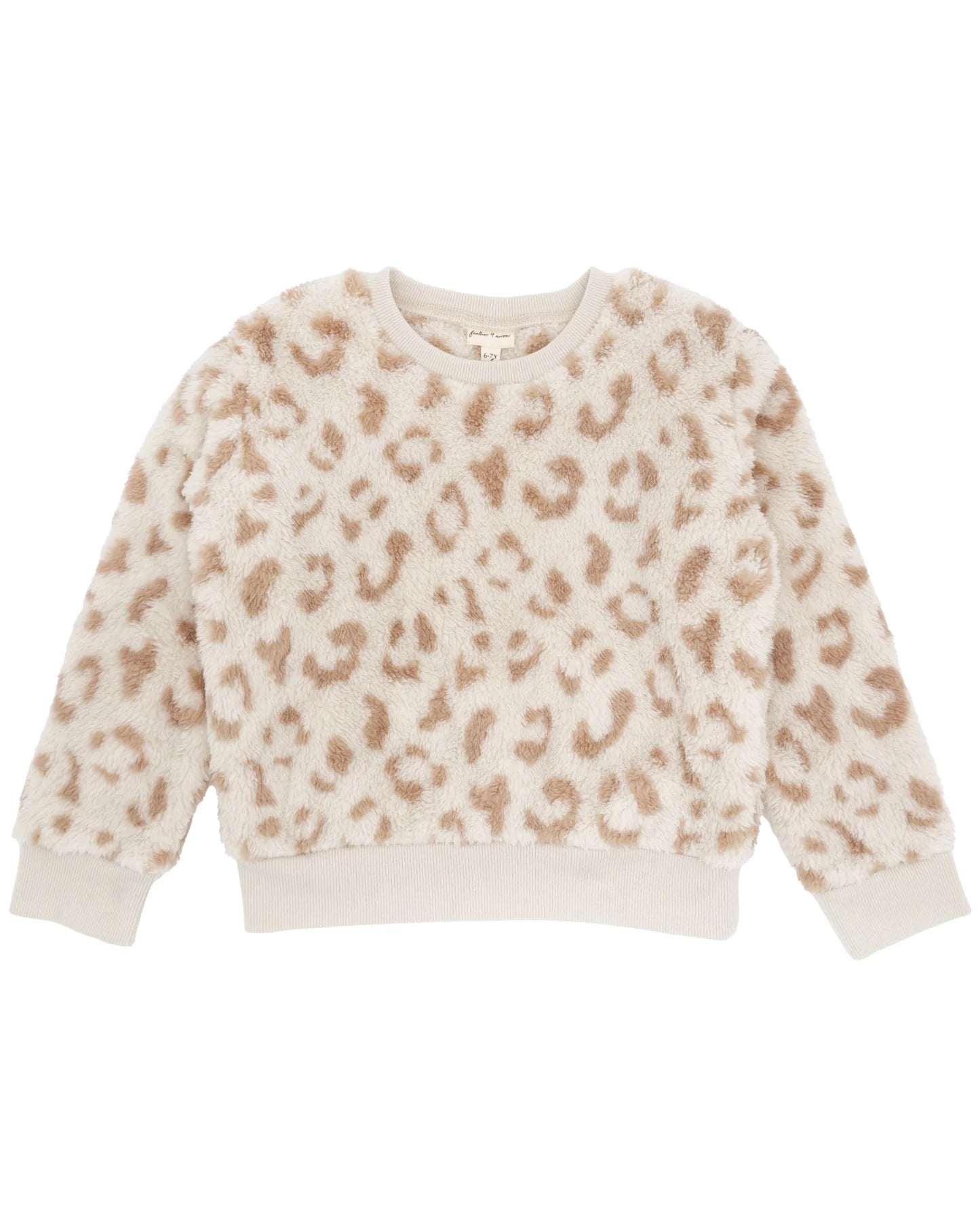 Fleece Leopard Pullover