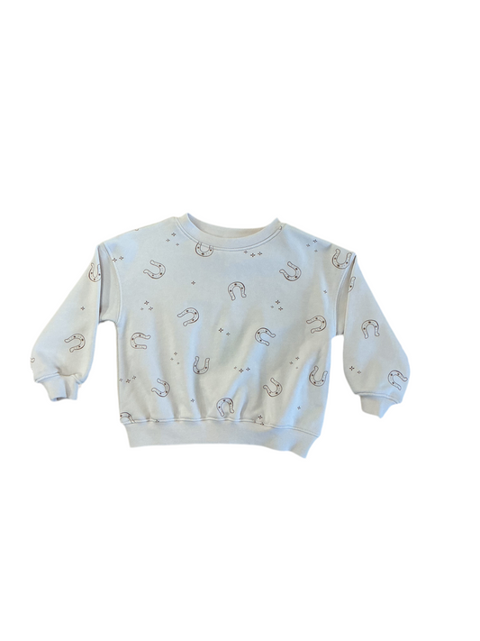 Sweatshirt Relaxed Horseshoe Design
