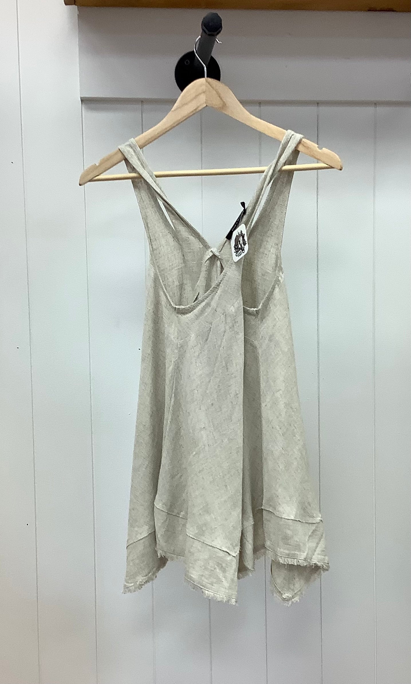 Frayed Hanky Hem Tank