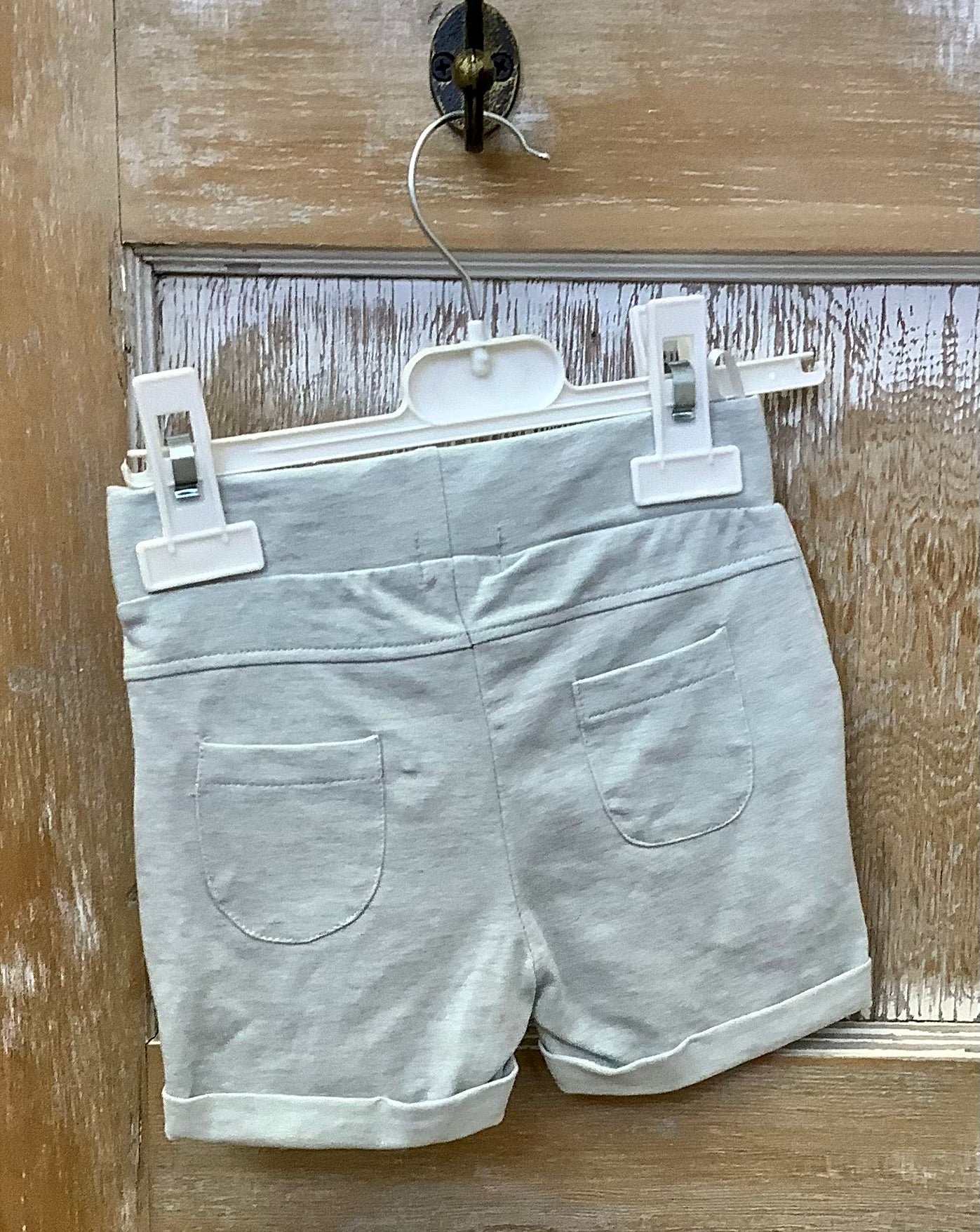Light Blue Heather Jogger Shorts