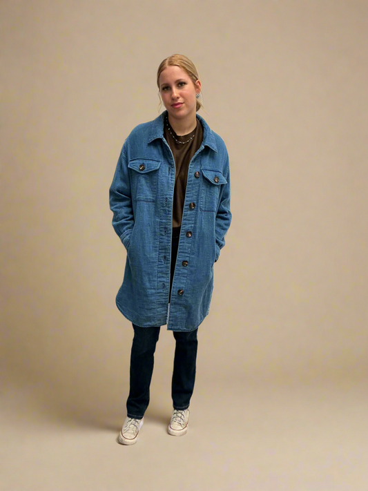 Long Quilted Shacket