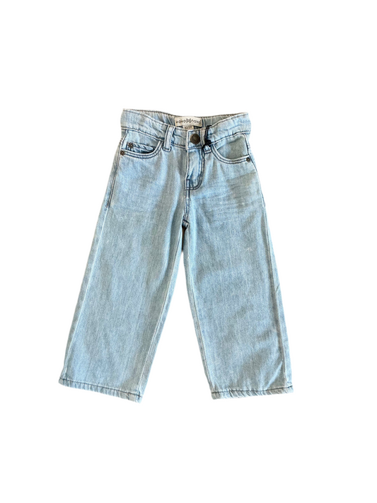 Wide Leg Denim Pants