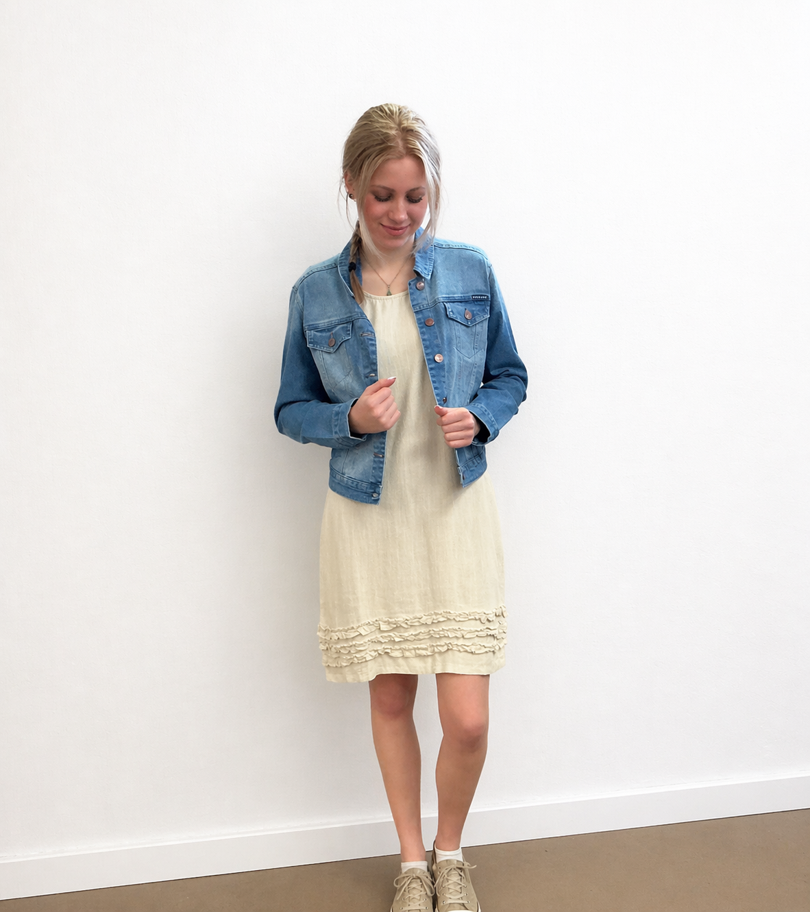 Short Waist Denim Jacket
