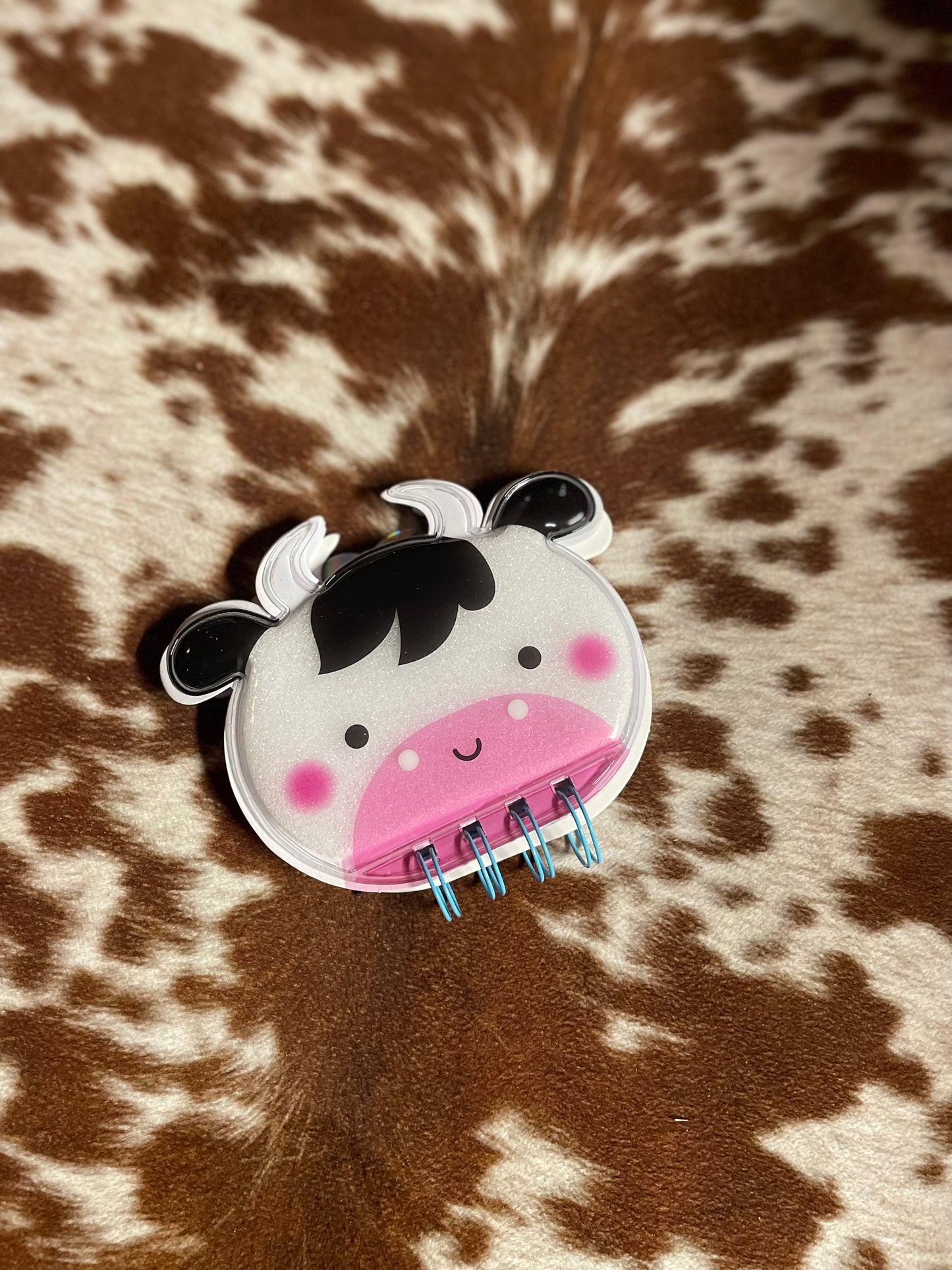 Jelly Pocket Notebook Cow style