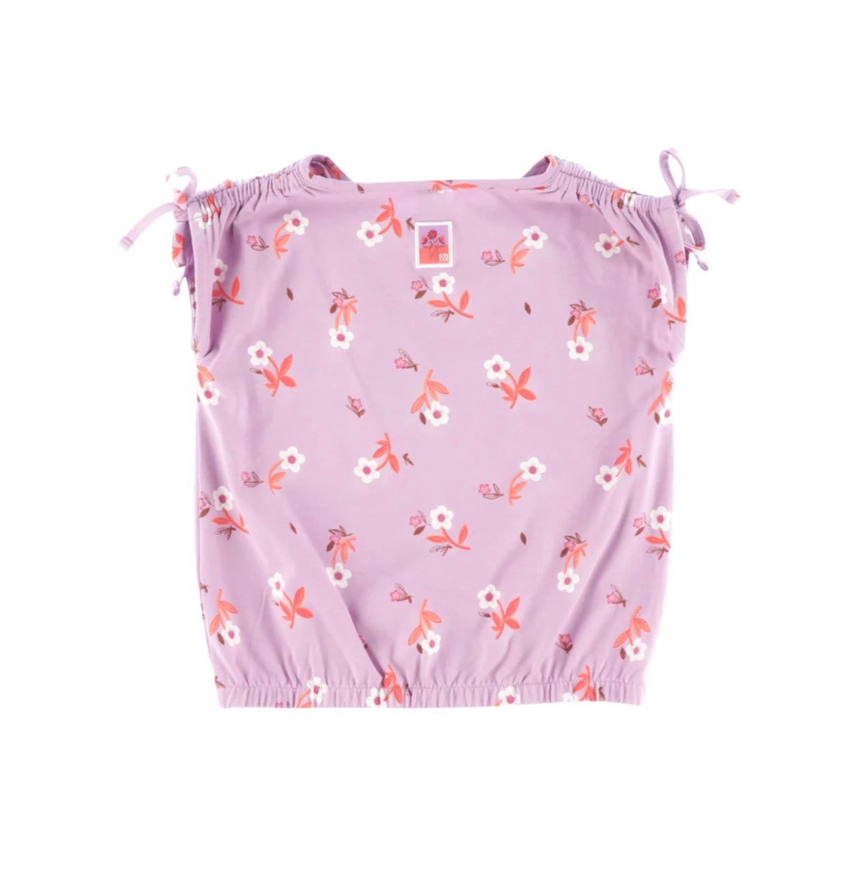 Girls Lilac Floral T-Shirt