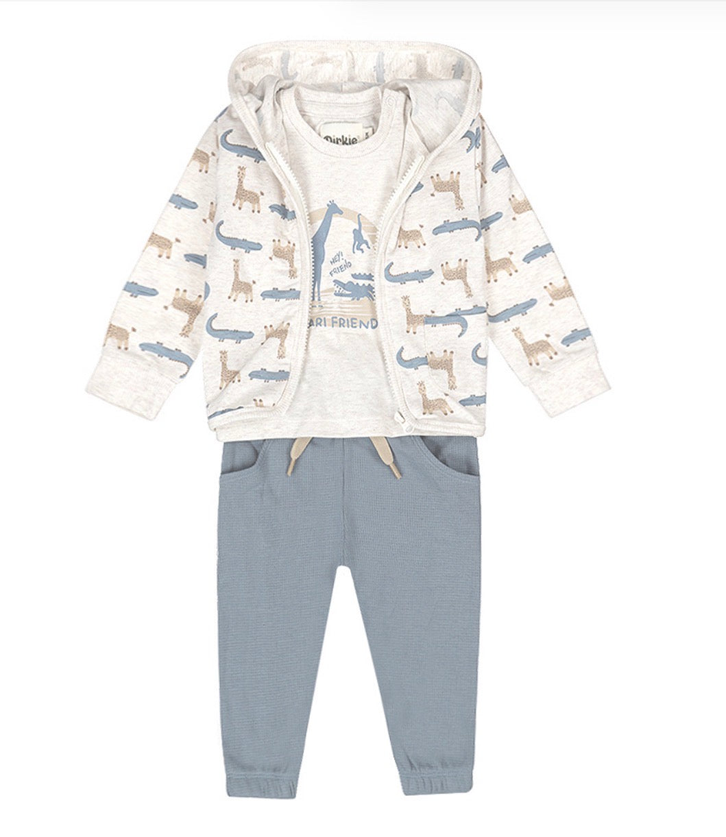 Boys Dirkje 3 Piece Zip Up Set