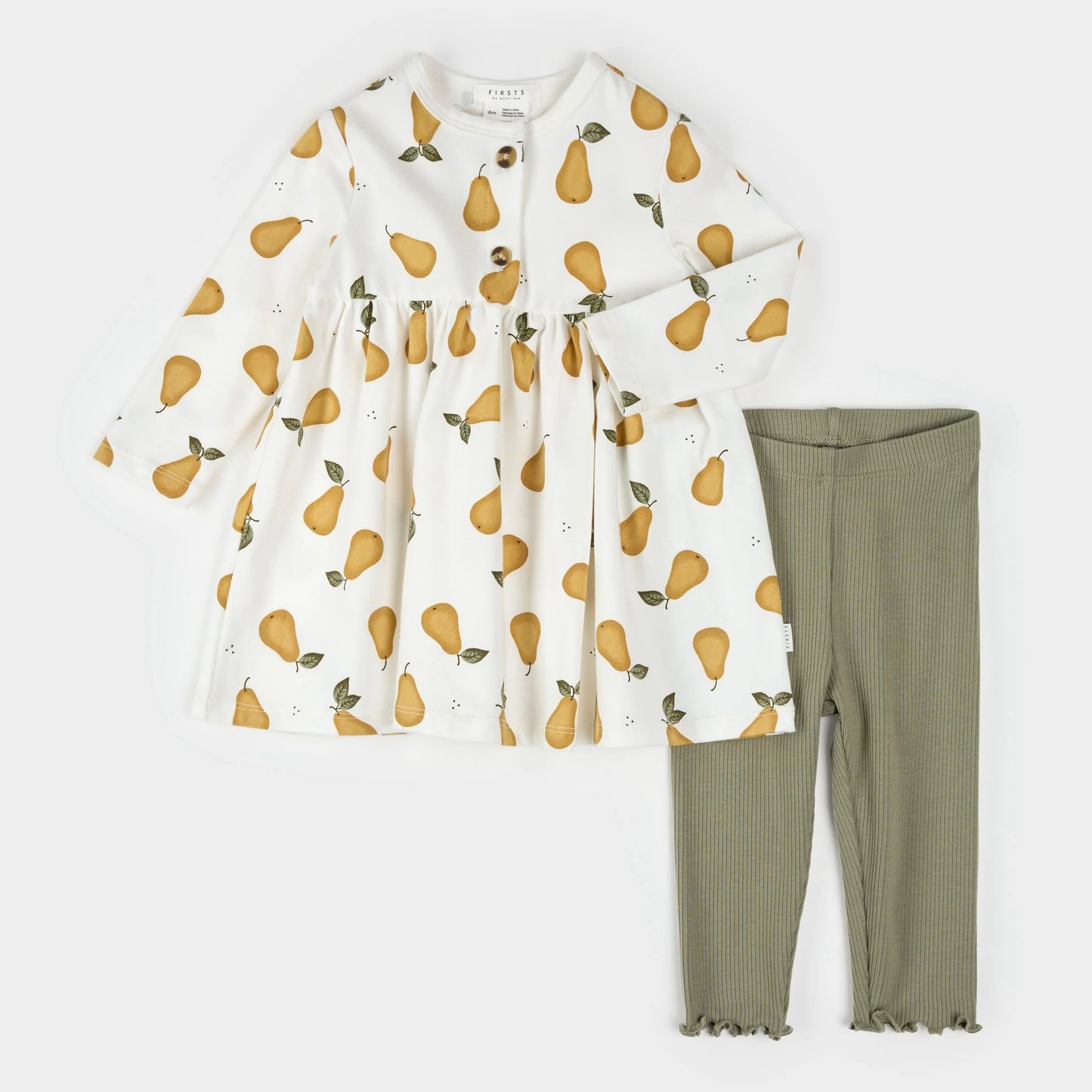 Autumn Pear 2-Piece Dress Set