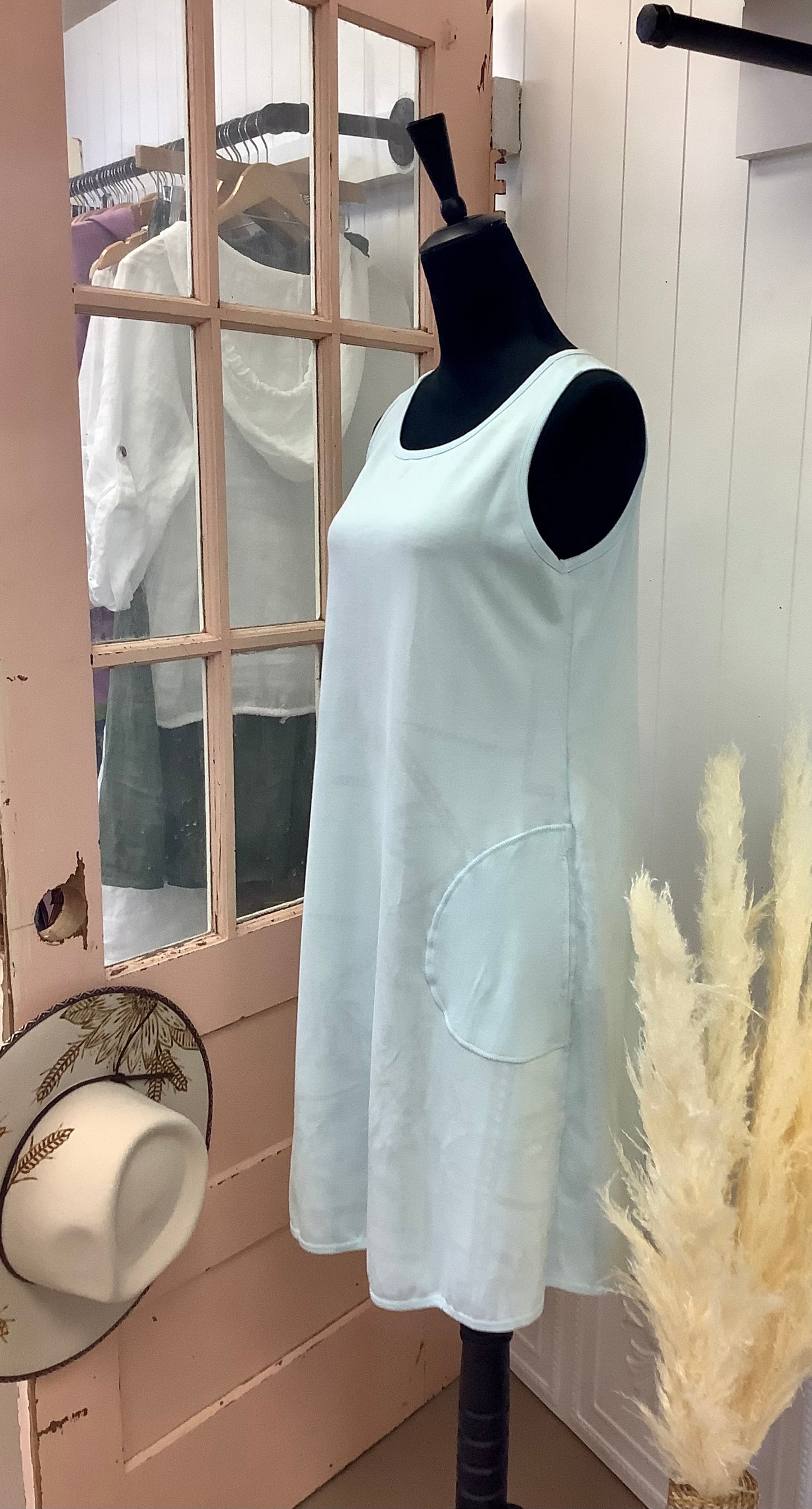 Ocean Palm Reversible Dress