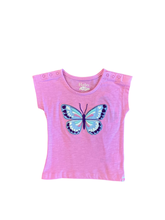 Painted Butterfly Snap Up Tee