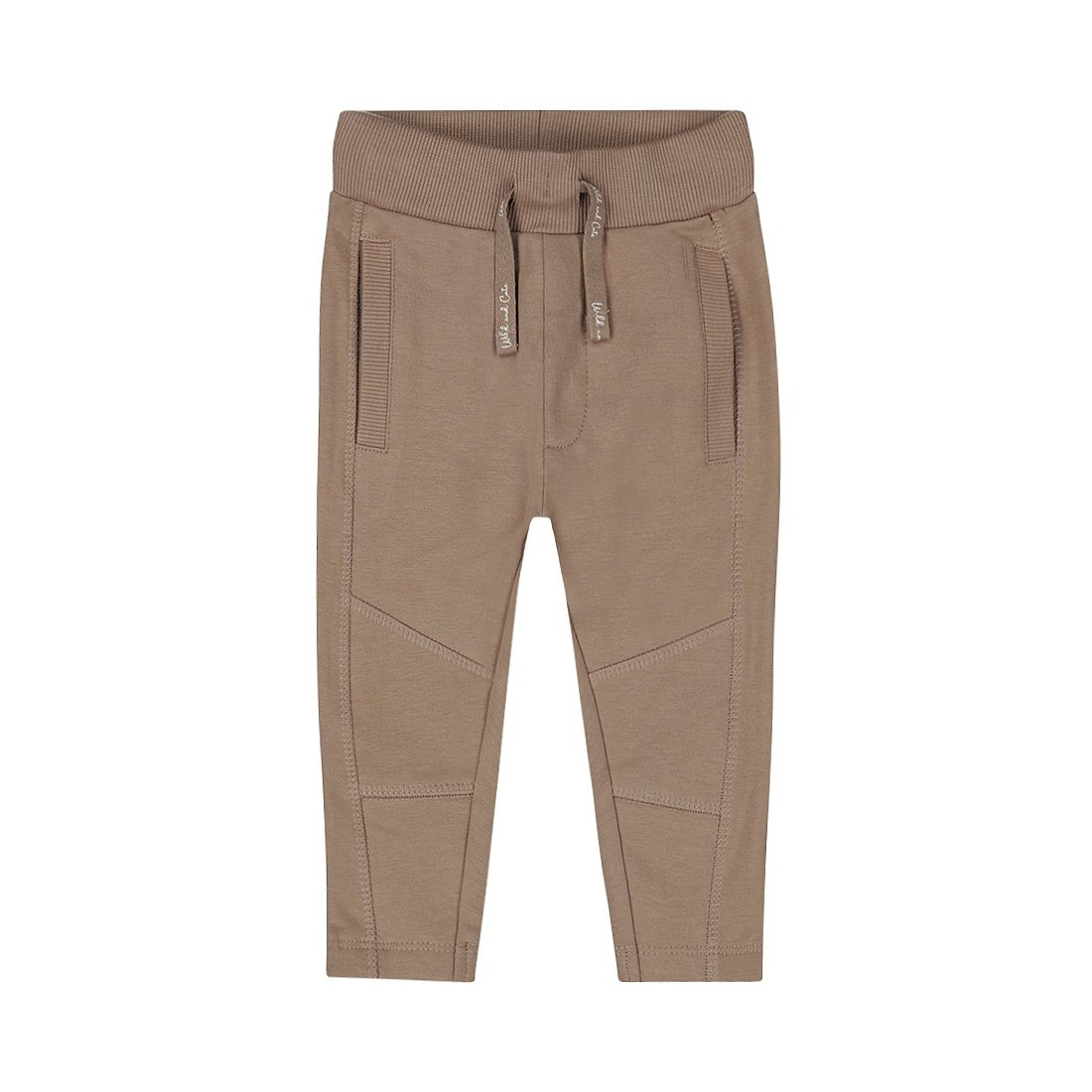 Faded Brown Panelled Joggers