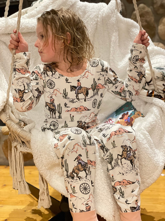 Western Sleepwear Pjs Pajamas for little cowboys and cowgirls