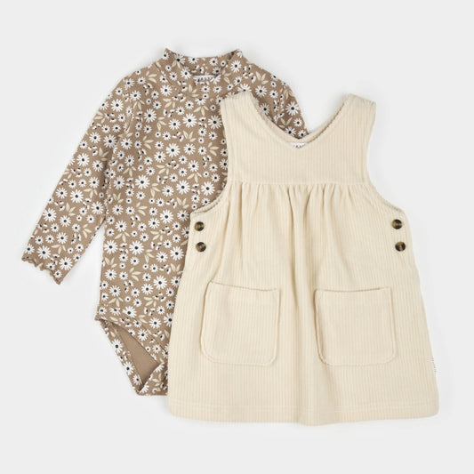 Daisy Bodysuit And Overall Set