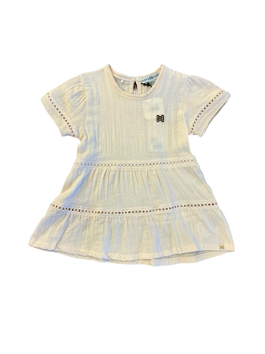 Lace Detail Tiered Dress