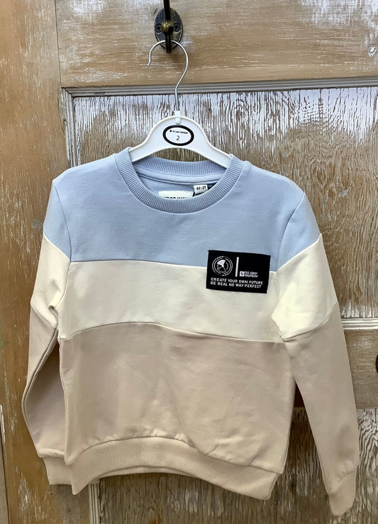 Neutral Multi-Colored Sweatshirt