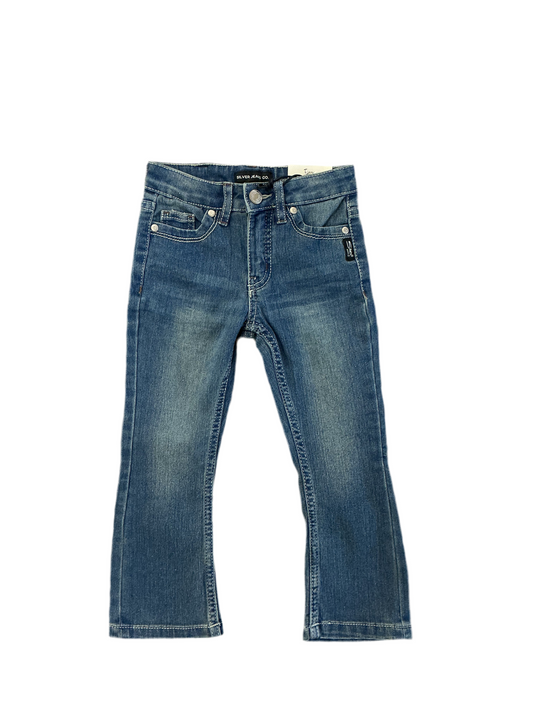 Girls Slim Boot Cut Jeans