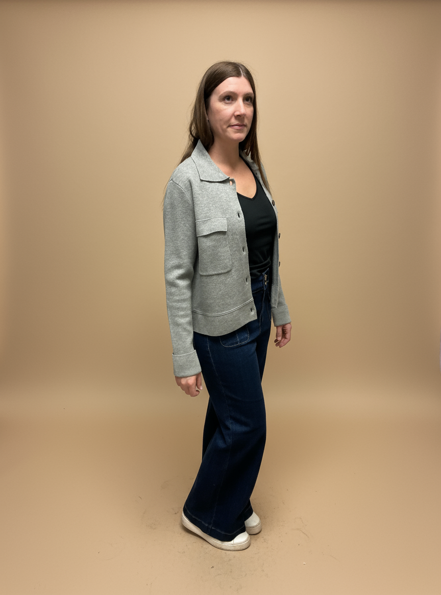 Structured Jacket Cardigan