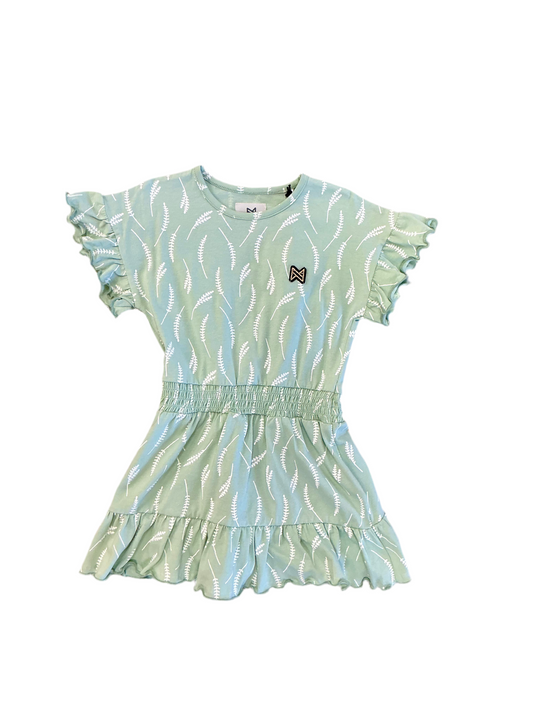 Shirred Ruffle Dress