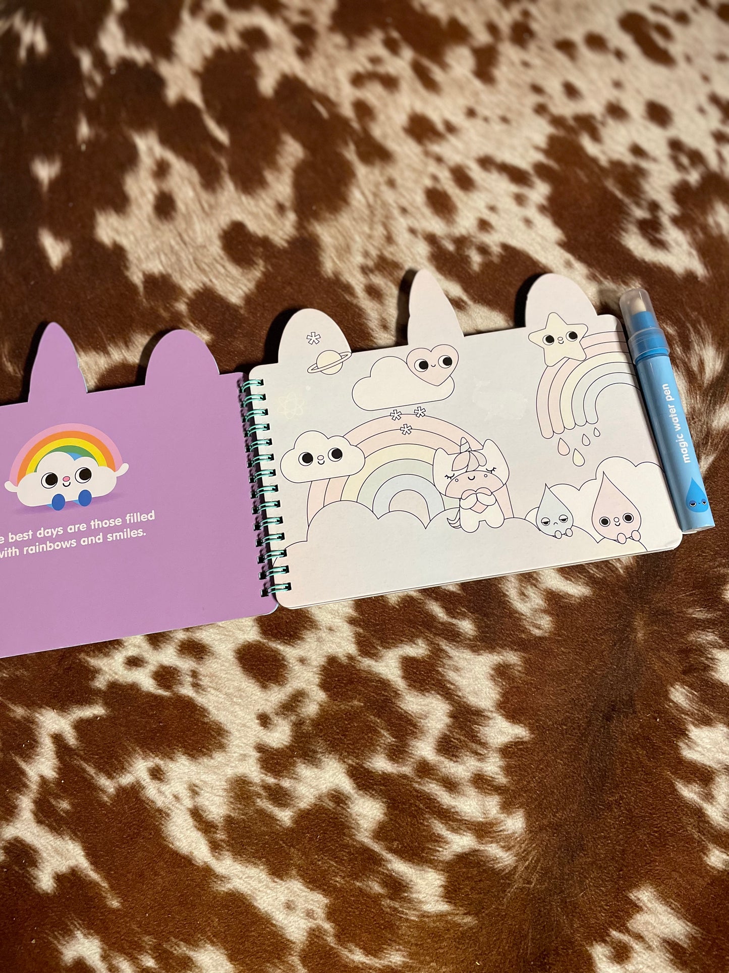 Water Colour Books rainbow and unicorn